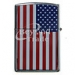 Aansteker Zippomodel met opdruk Amerikaanse vlag