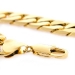 18k geelgoudgevulde armbandketting
