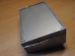 Kunstof elektronica behuizing met metalen frontplaat Kunstof elektronica behuizing met metalen frontplaat