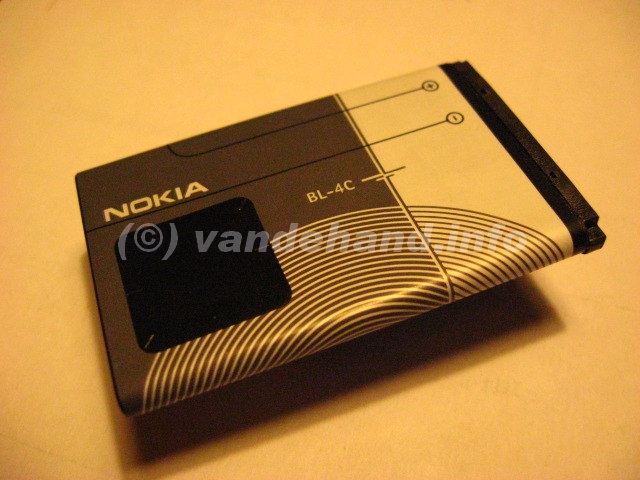 Originele Nokia Li ion accu BL4C Originele Nokia Li ion accu BL4C
