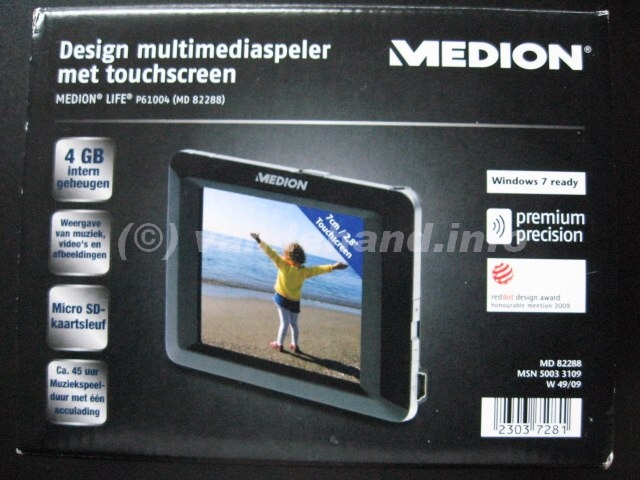 Design Multimediaspeler mp3 mp4 met touchscreen Design Multimediaspeler mp3 mp4 met touchscreen