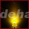 Lens LED geel diffuus Lens LED geel diffuus