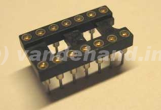 IC voetje DIL 14 pins