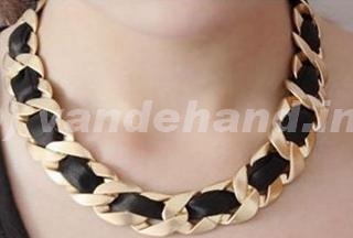 Fraaie gold plated halsketting