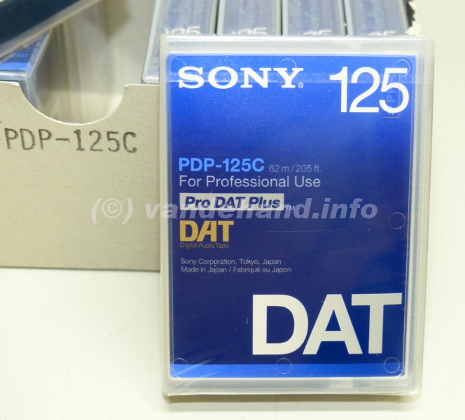SONY DAT  tape 125