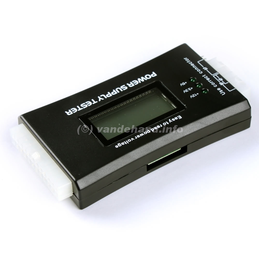 LCD tester voor computervoeding LCD tester voor computervoeding