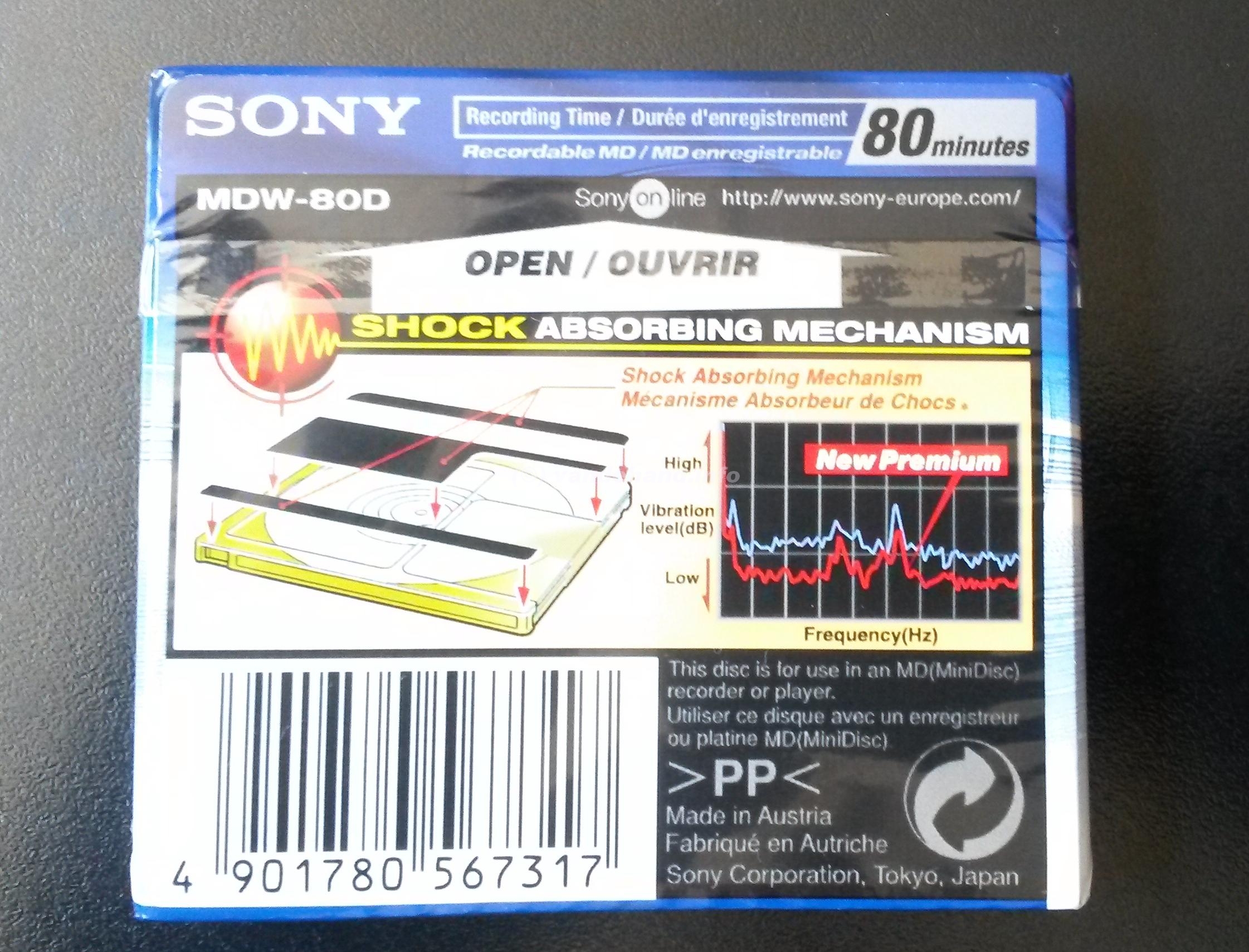 Minidisc Sony Premium Minidisc Sony Premium